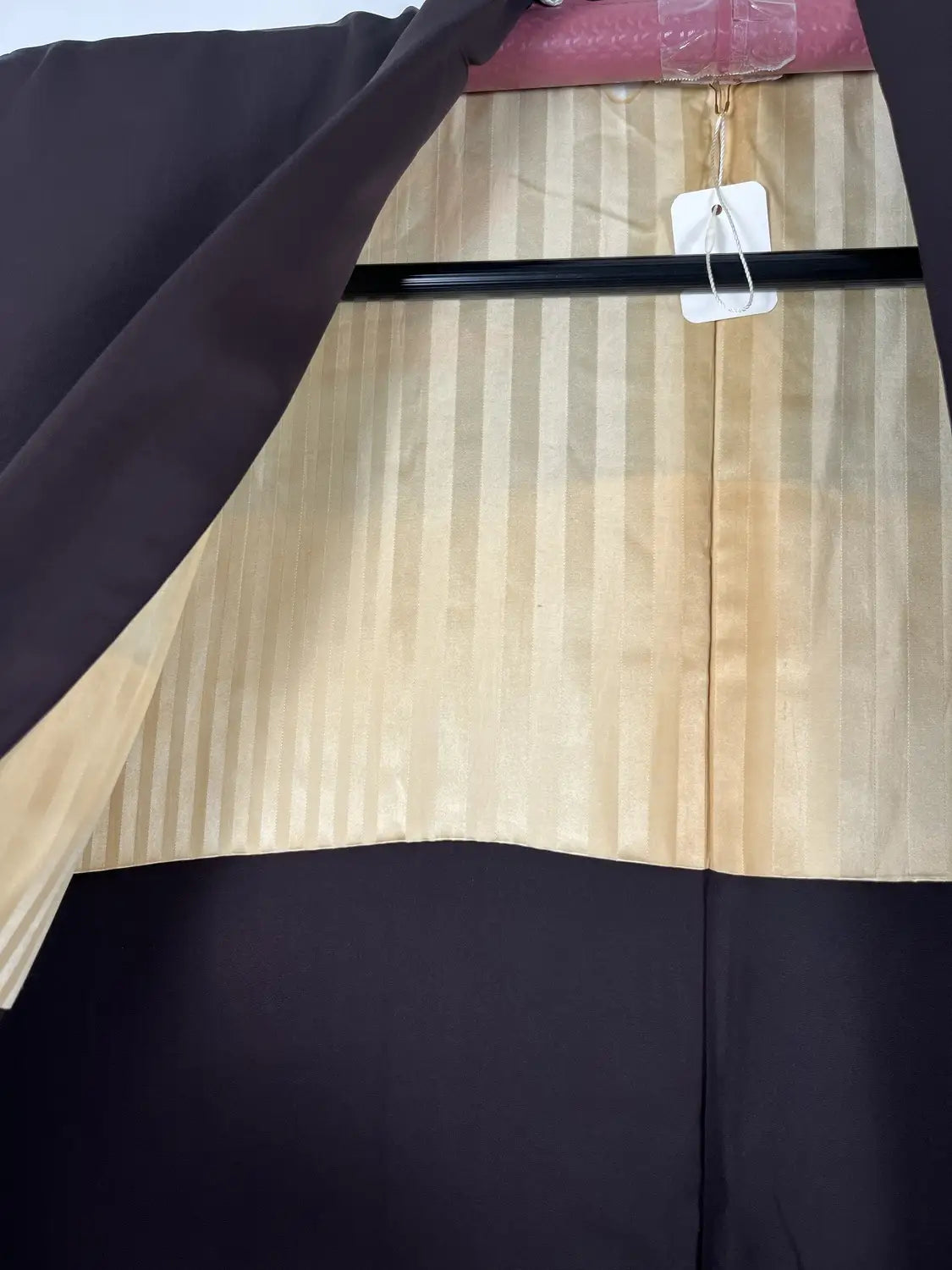 Haori noir vintage - Retour des tulipes pourpres -