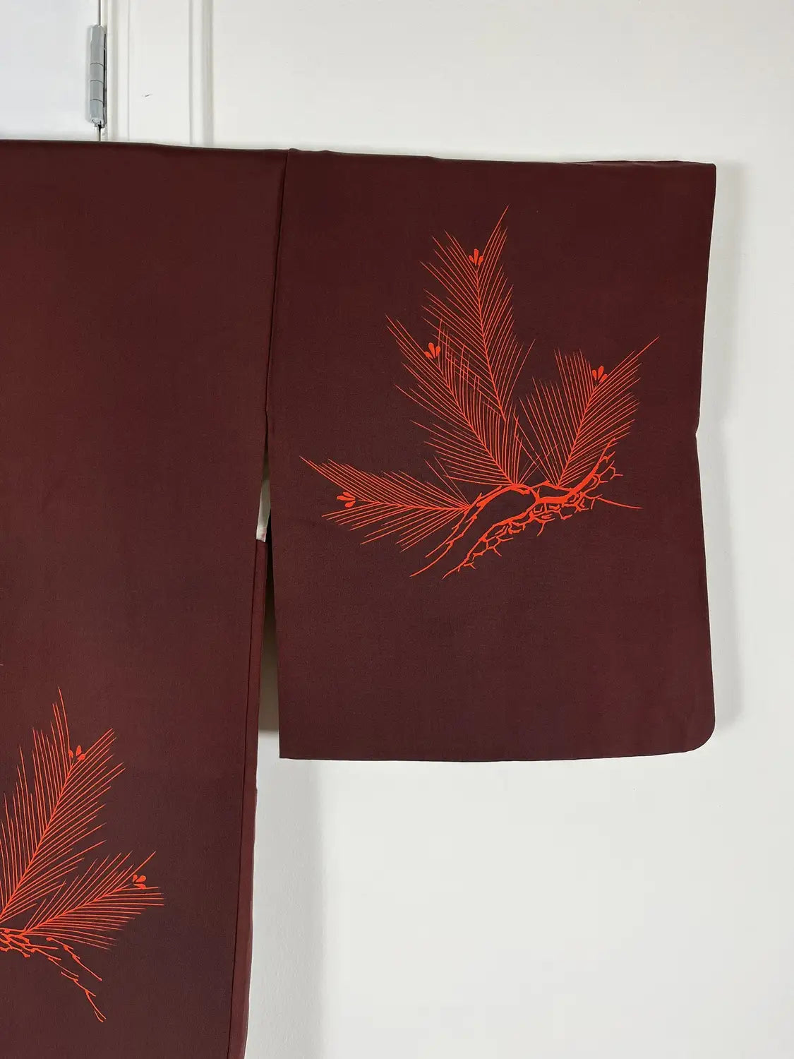 Vintage Color Haori - Brown Traditional Japanese pine tree-