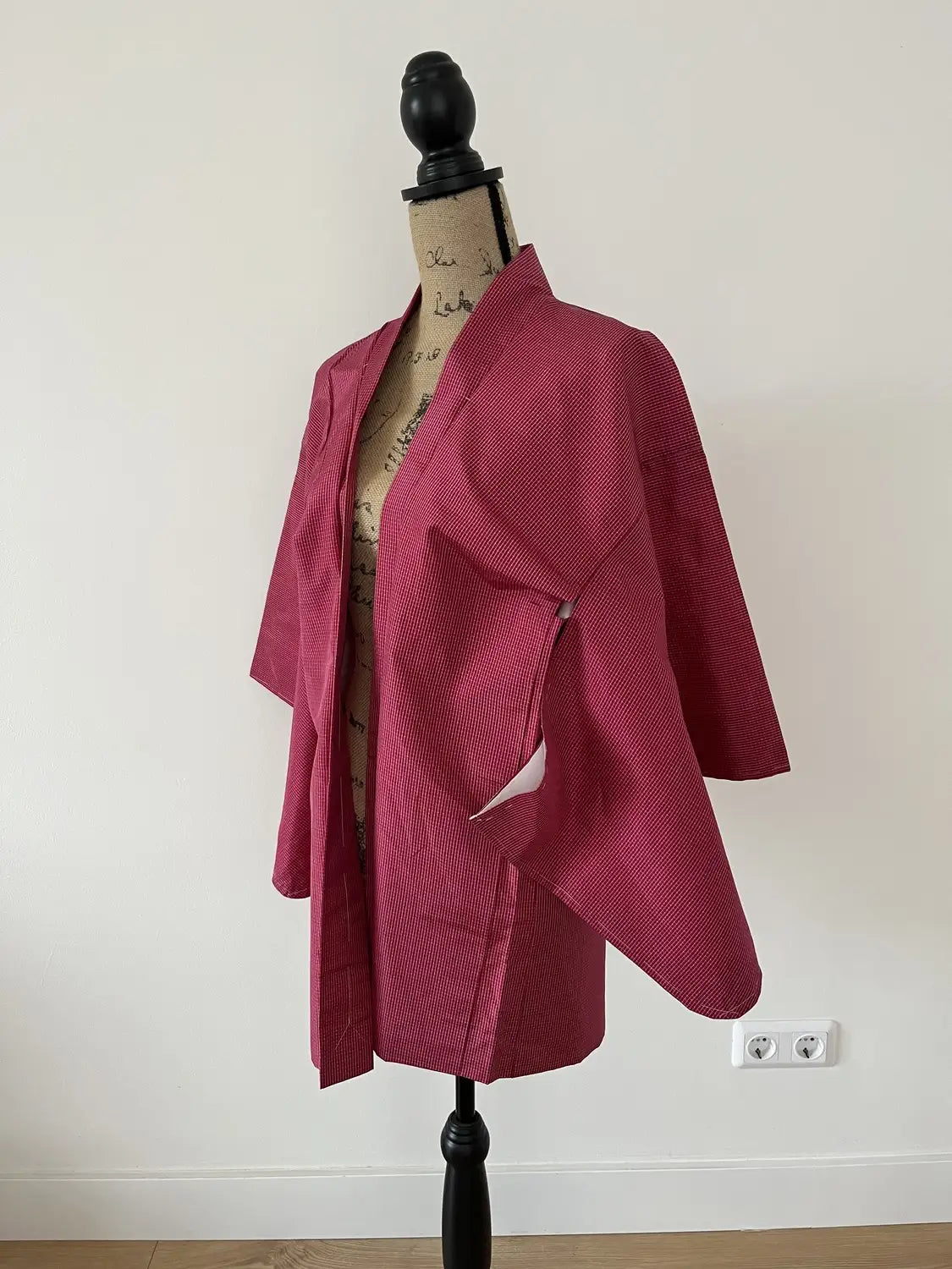 Vintage Color Haori - Red Detailed Condition Check -