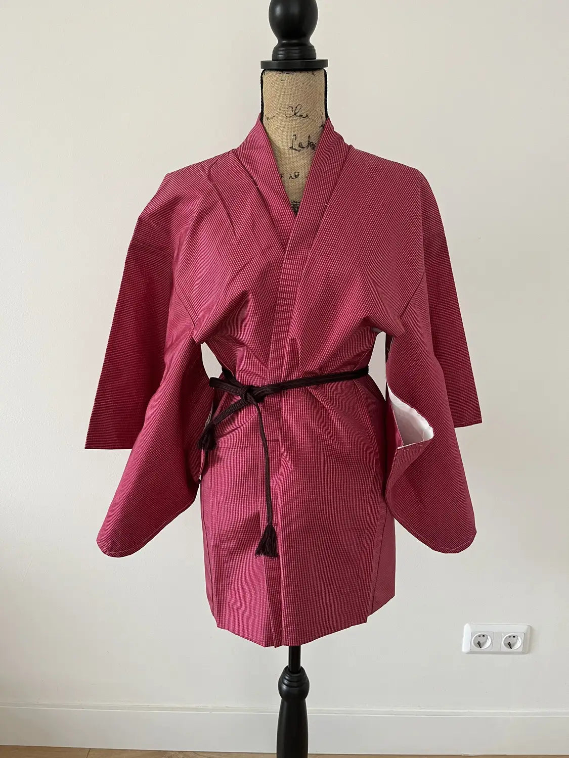 Vintage Color Haori - Red Detailed Condition Check -