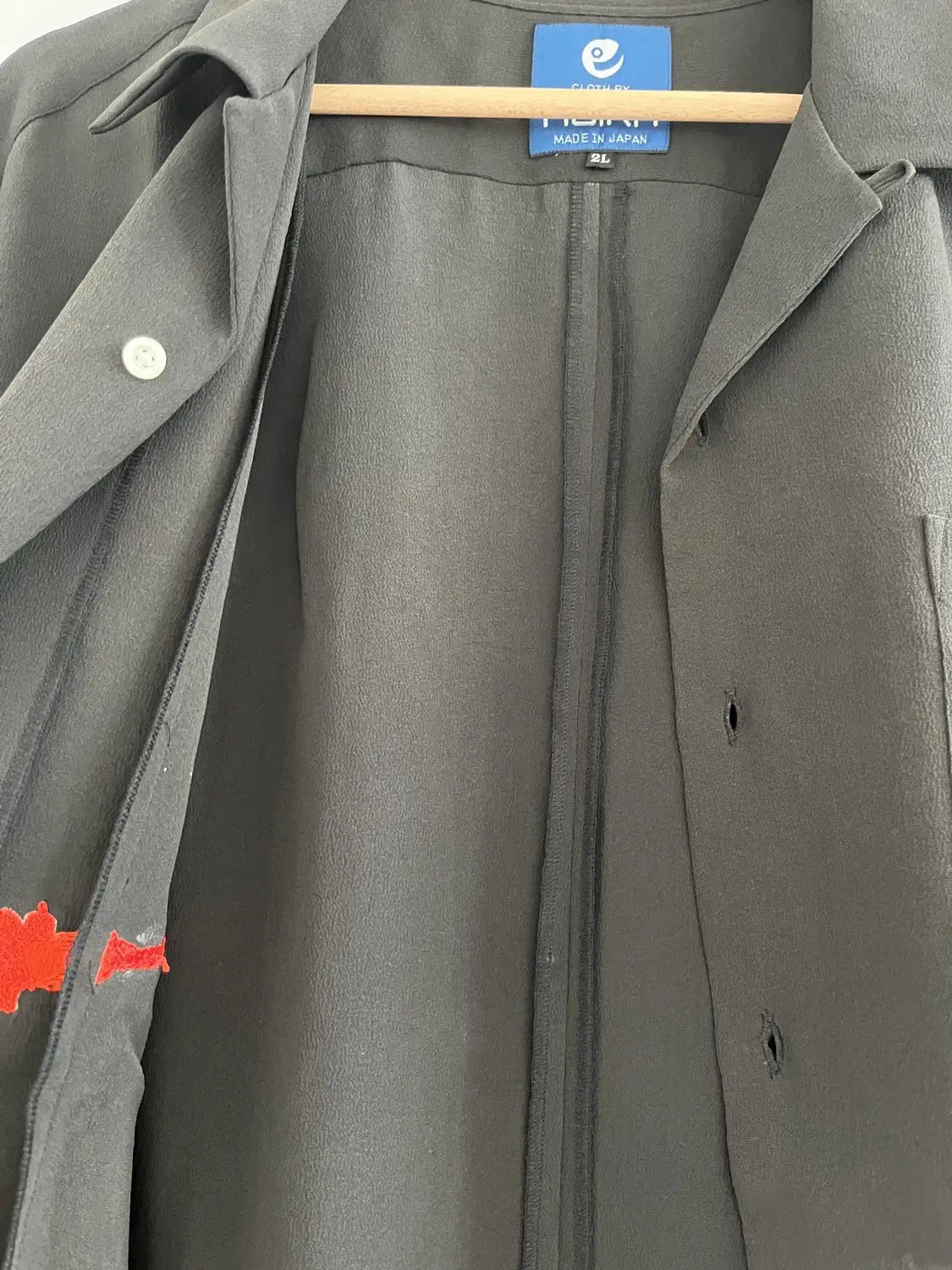 Kimono remake Hawaiian Shirt - Black Mystical Japanese Vase-