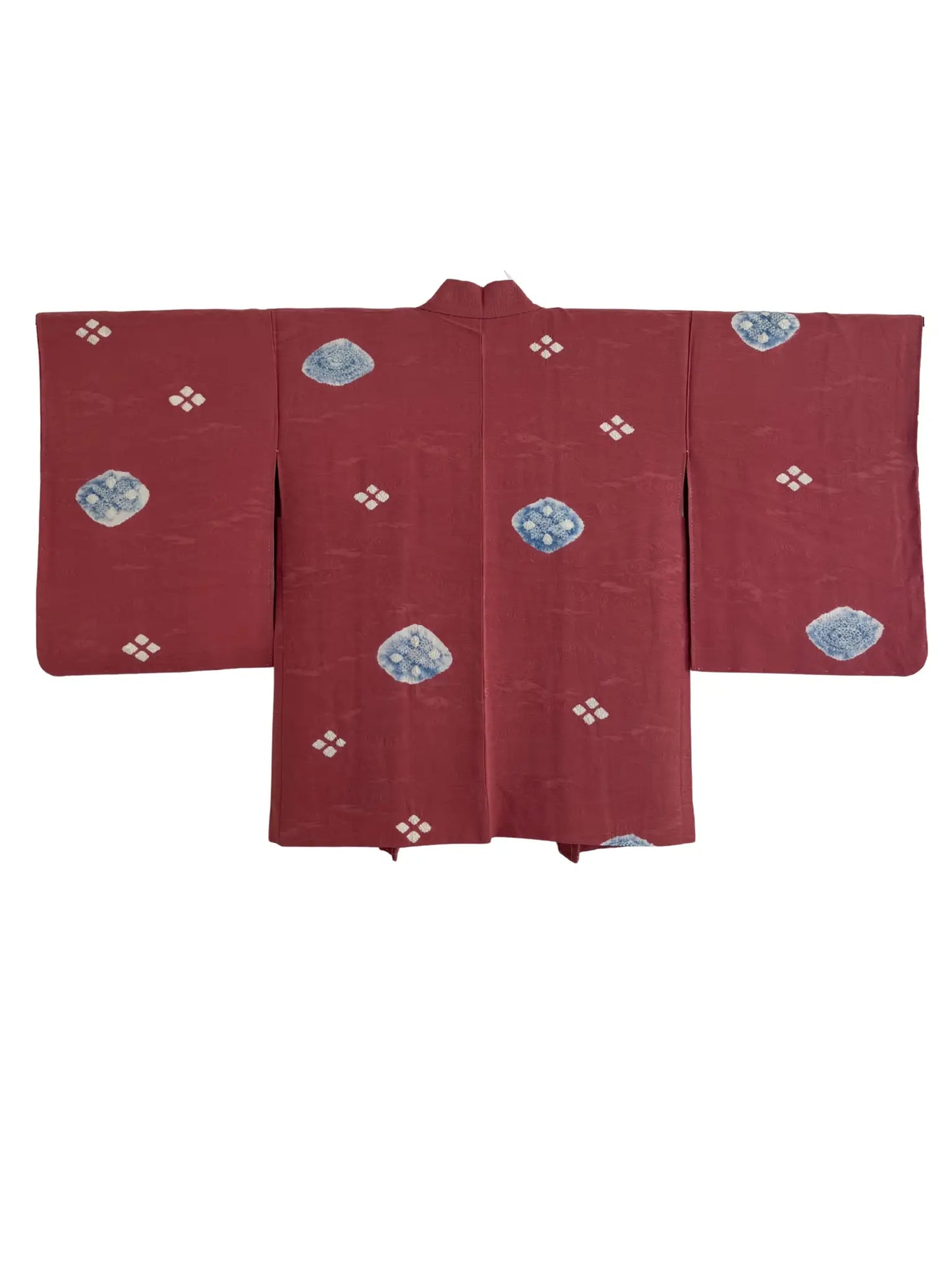 Vintage Color Haori - Calm pink Scattered Shibori Motif -