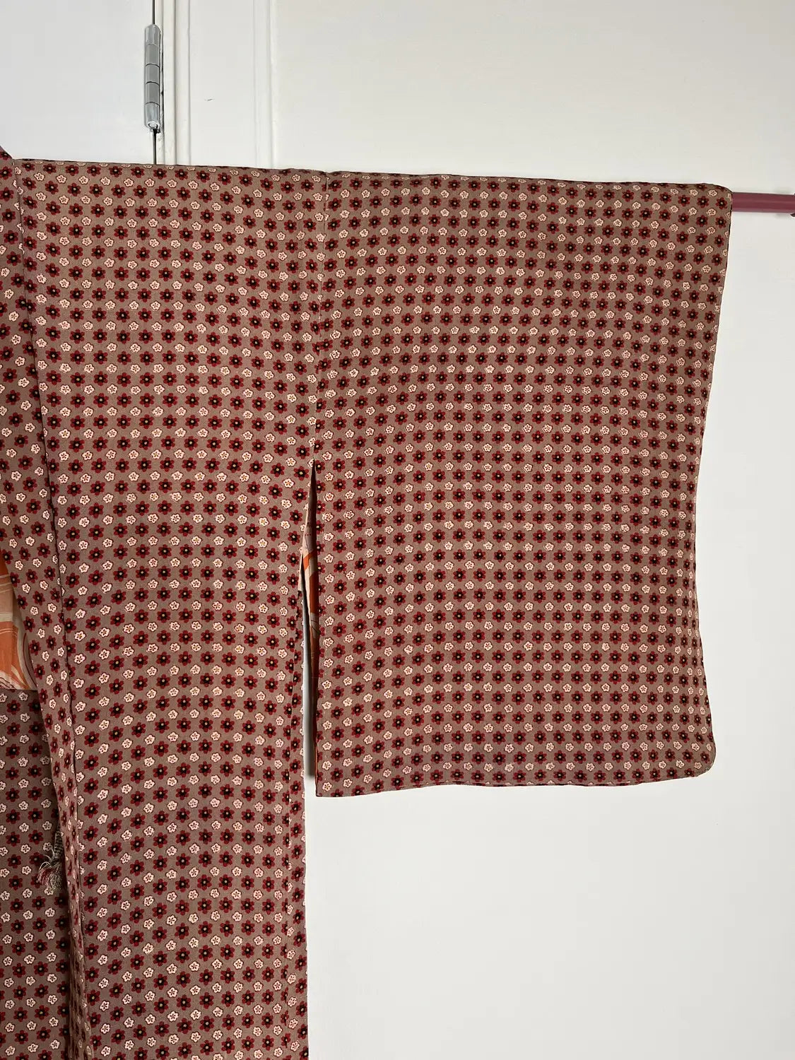 Vintage Color Haori - Ume & Momo Check Design -