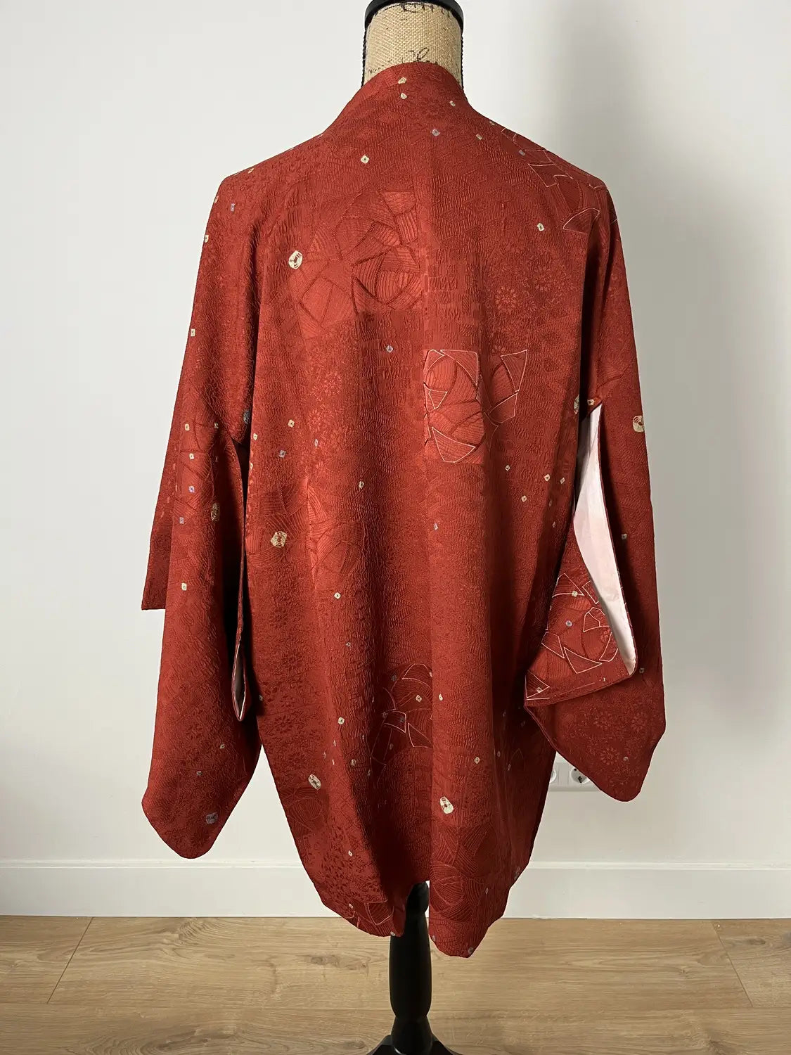 Manteau Michiyuki -Petite Étoile Rouge-Marron -