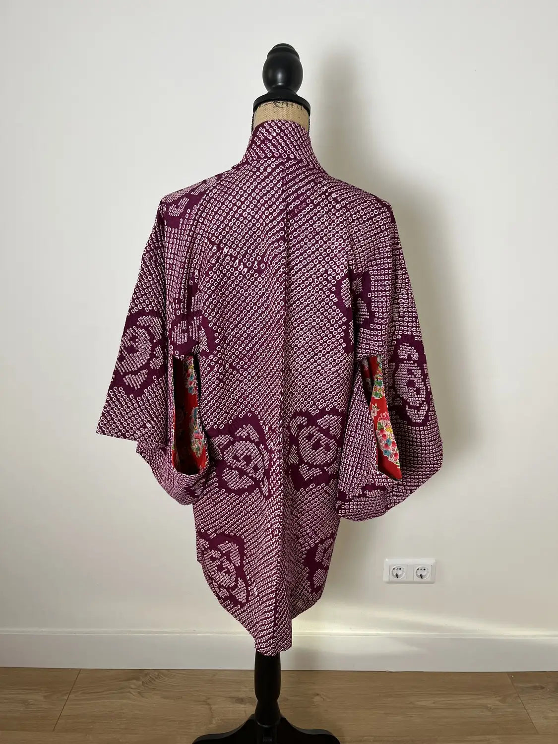Vintage Color Haori - Shibori Purple Tachibana -