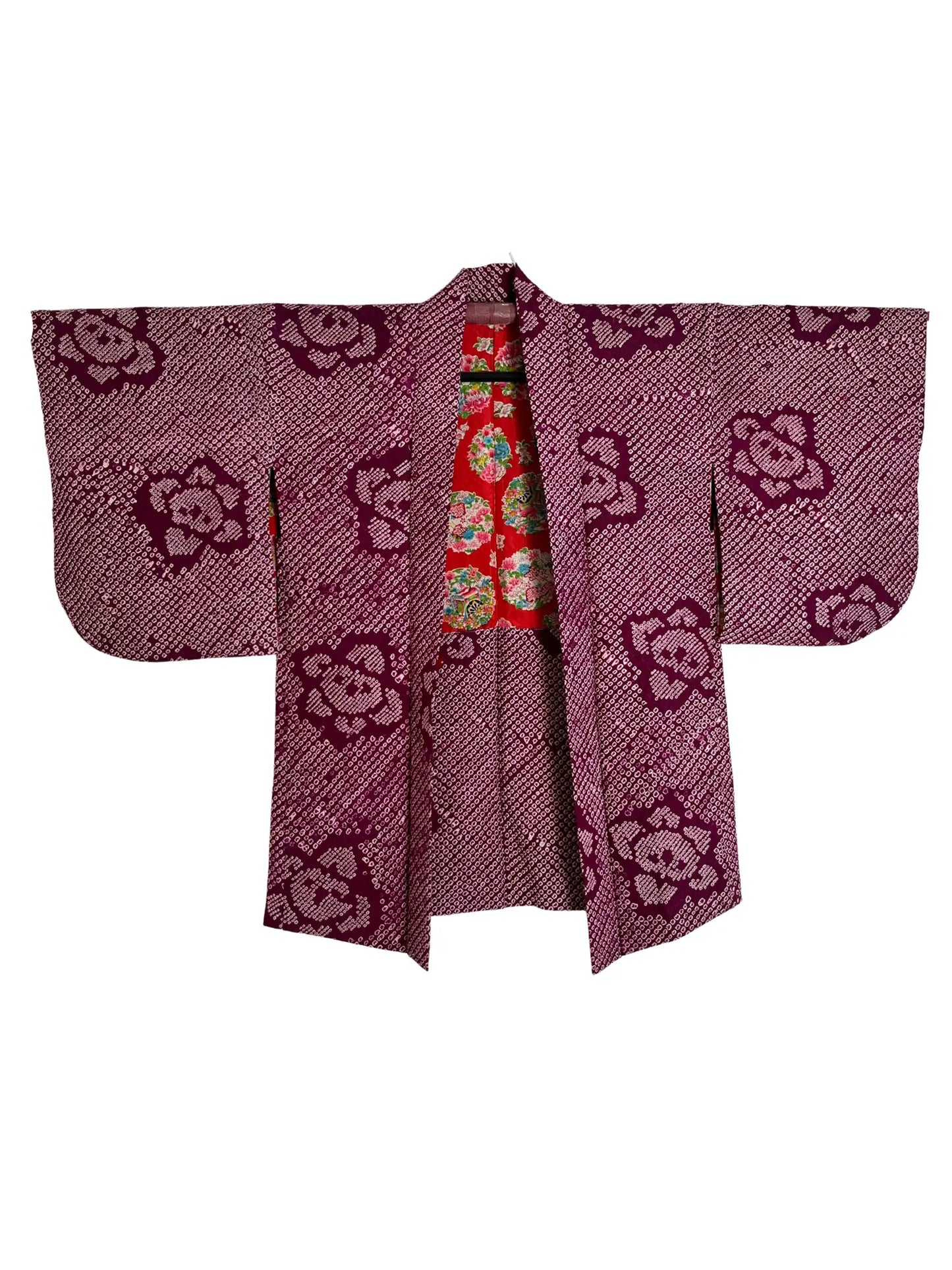 Vintage Color Haori - Shibori Purple Tachibana -