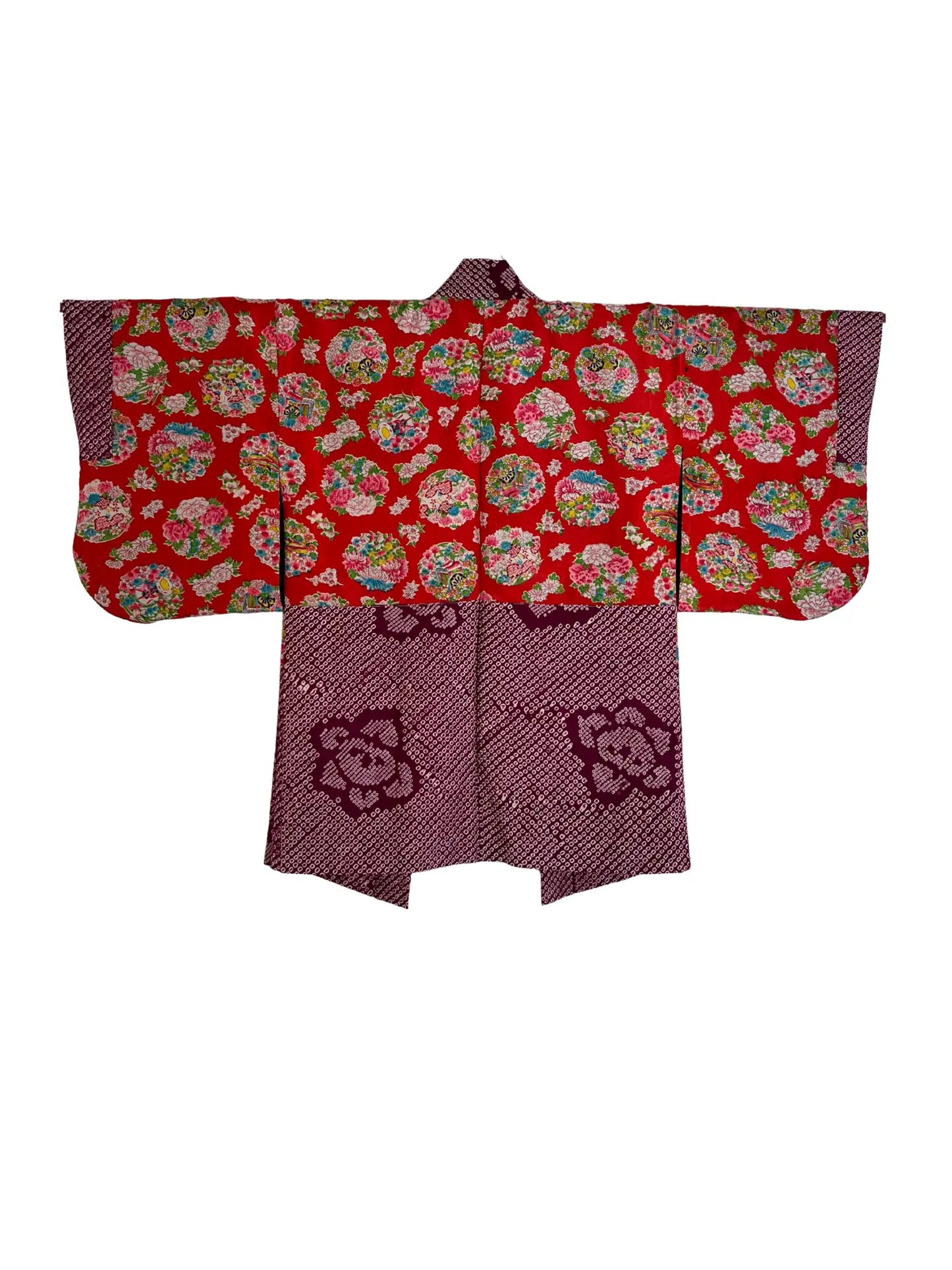 Vintage Color Haori - Shibori Purple Tachibana -