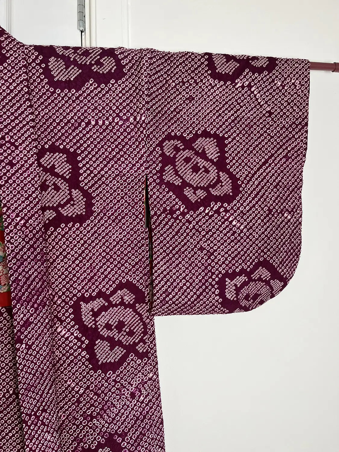 Vintage Color Haori - Shibori Purple Tachibana -
