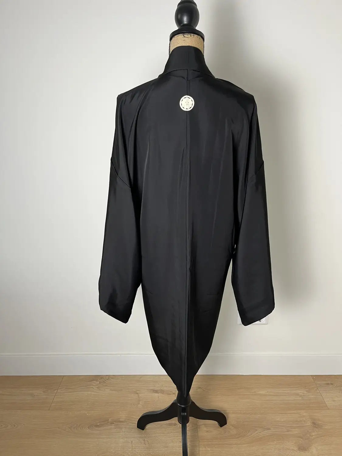 Vintage Black Haori - The Visionary Crane -