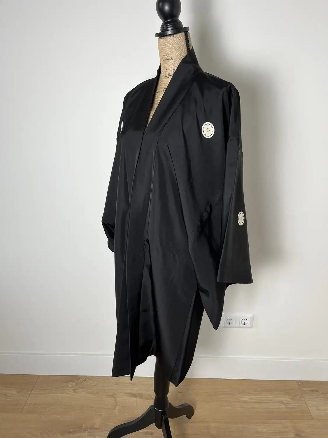Vintage Black Haori - The Visionary Crane -