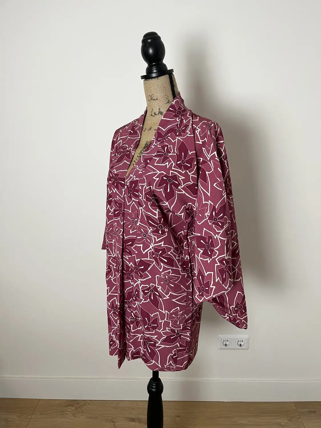 Vintage Color Haori - Blumen im Gespräch -