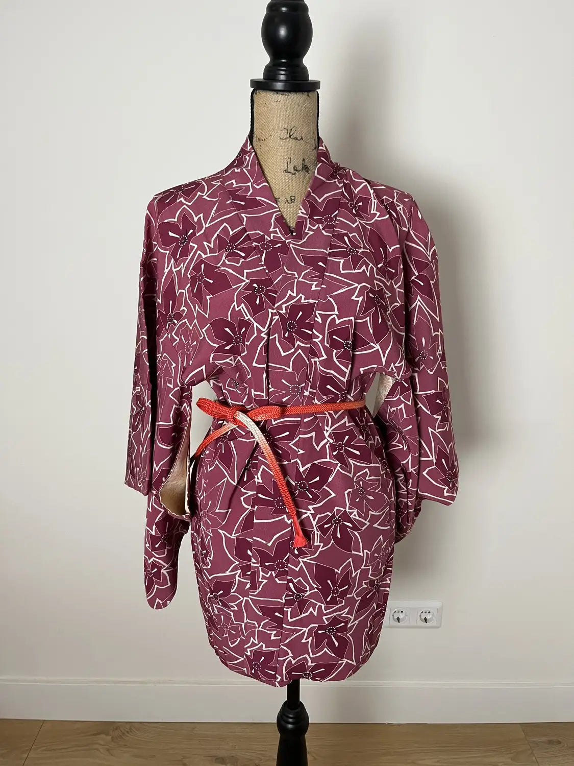 Vintage Color Haori - Blumen im Gespräch -
