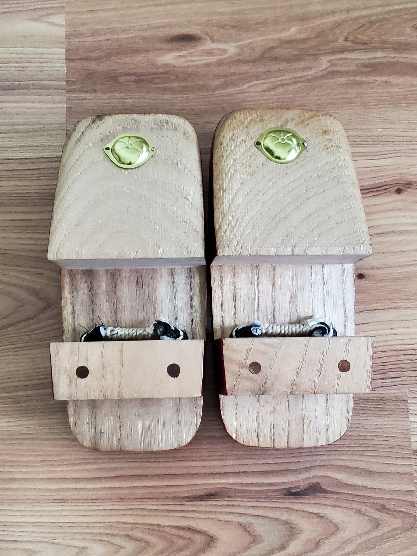 【Rouge / Octopus】 Geta japonaise, artisanat traditionnel, sandale en bois, orthodoxe, sandale, unisexe