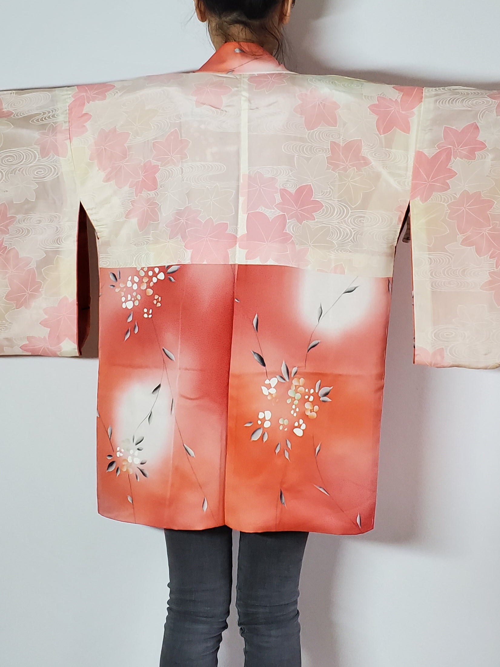 Fashion Antique Japanese Silk KIMONO jacket haori,Haori,KIMONO Dress,Antique