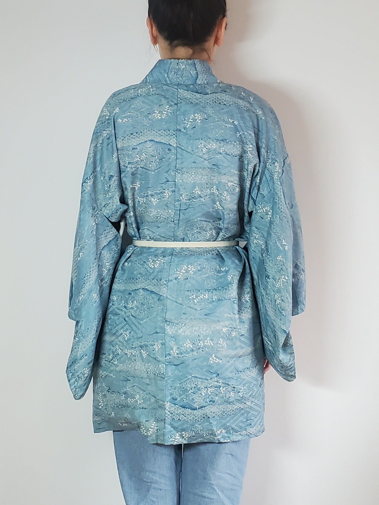 Buy PalaPala Vintage Blue Kimono Jacket L/XL