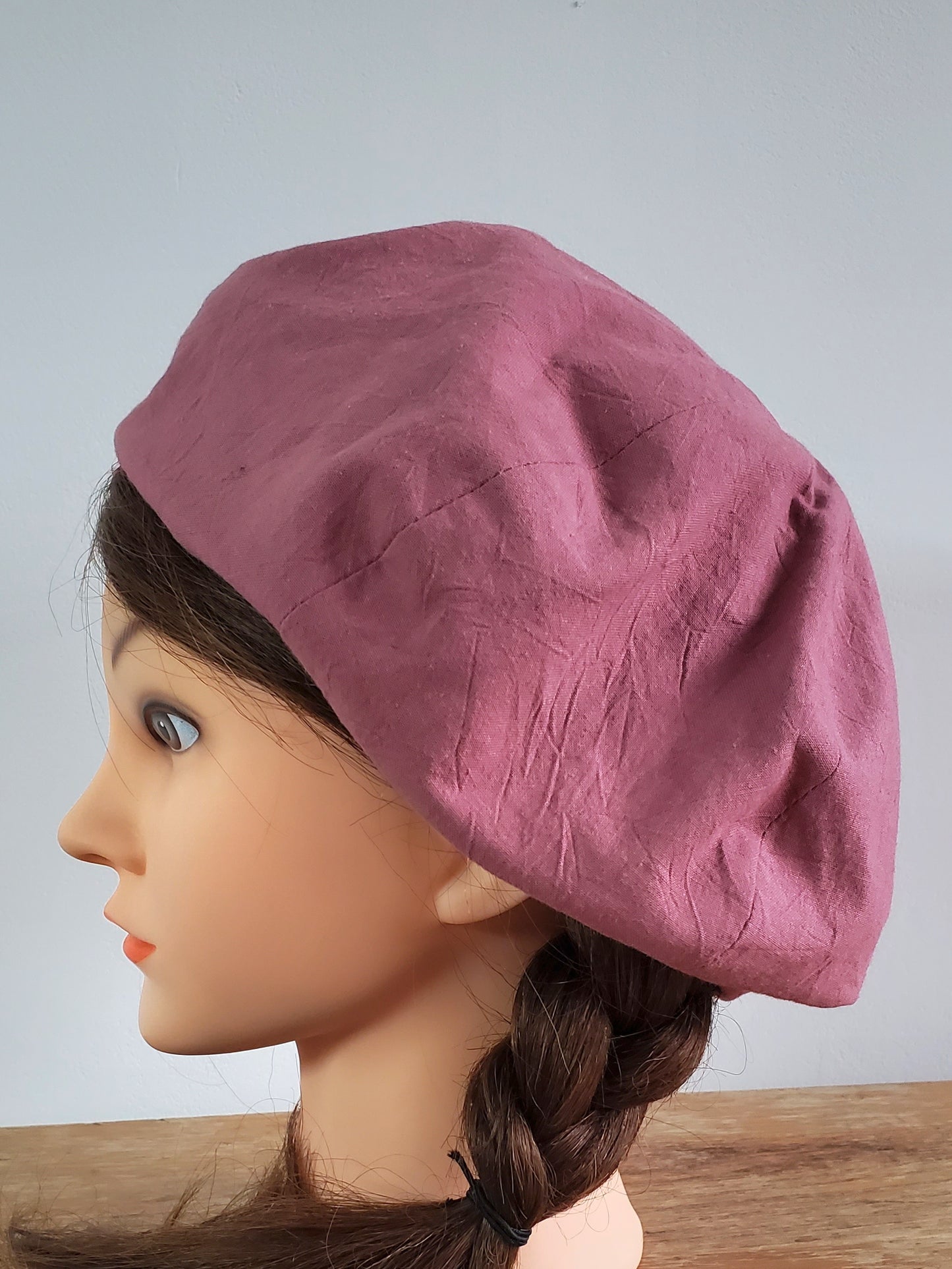 【Gamaguchi-en】Beret - Pink Oriental sarasa -