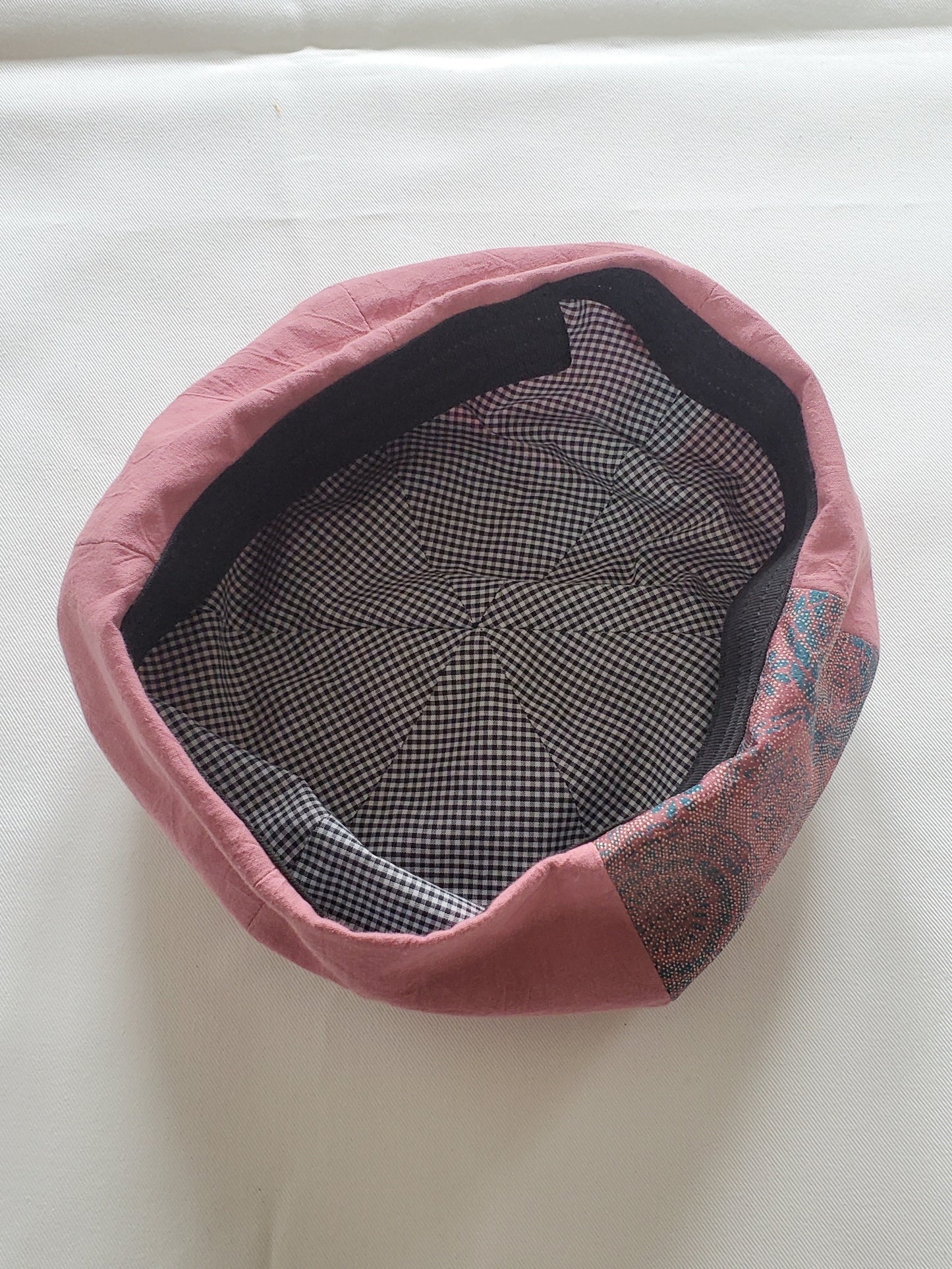 【Gamaguchi-en】Beret - Pink Oriental sarasa -