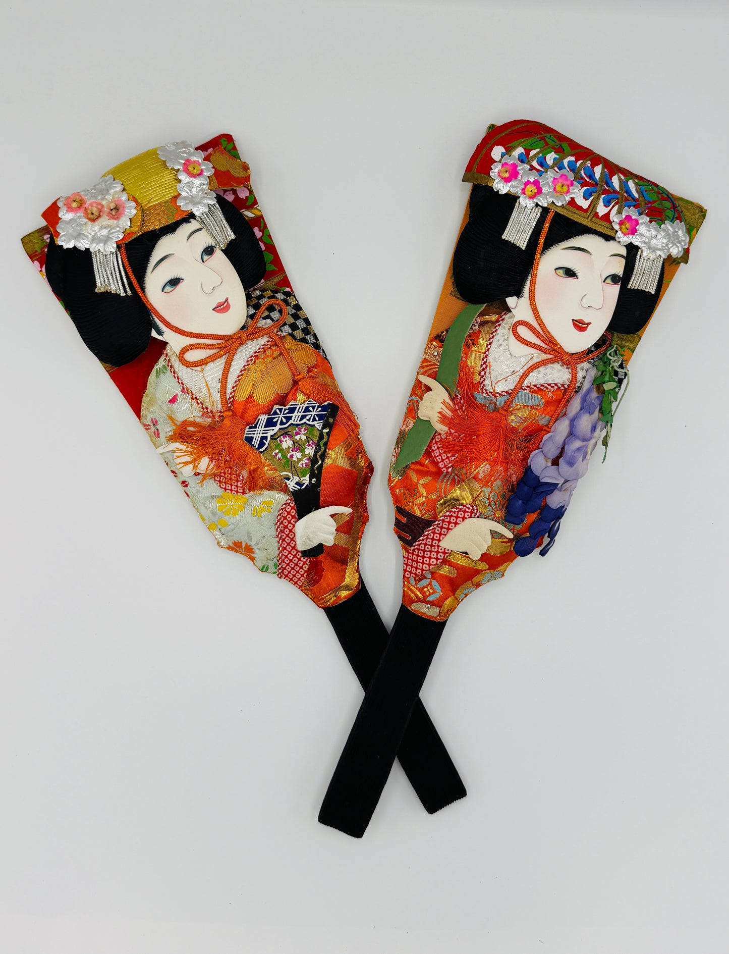 【Auspicious Items】Japanese Decorative Hagoita with Traditional Lady