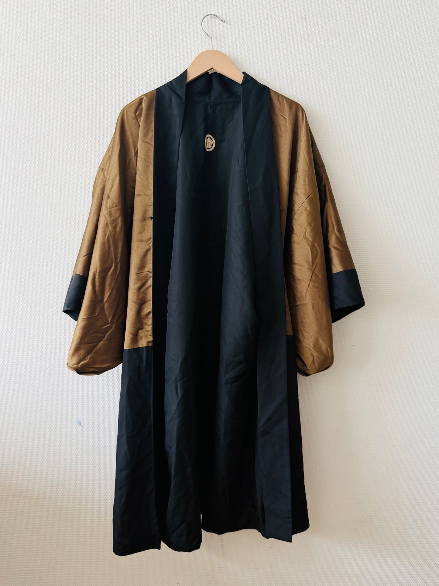 Heren Vintage Zwart Haori - Oosters -