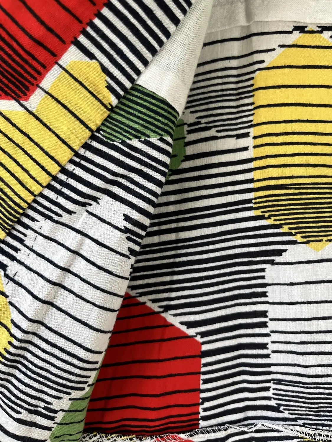 Original Yukata remake dress - Pop color Kikko Pattern-