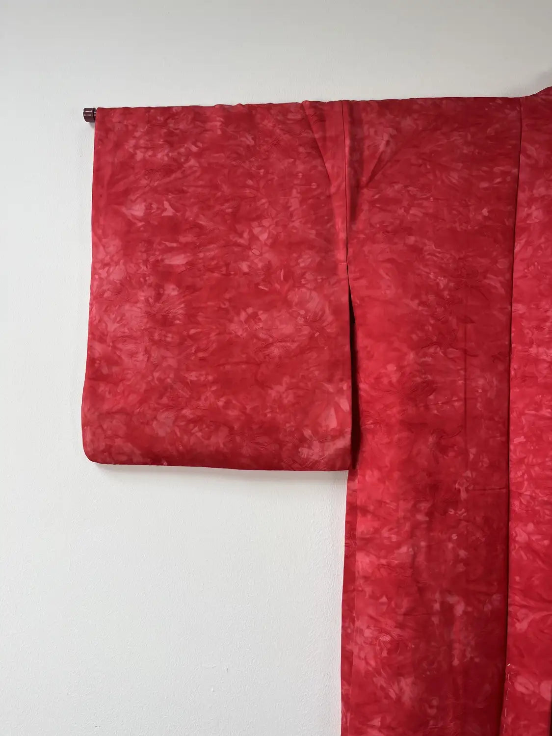 Vintage Color Haori -  Red Shibori Butterfly -