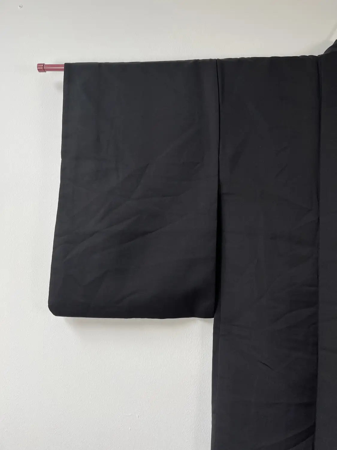 Vintage Black Haori - Flowers Blooming by the Water -