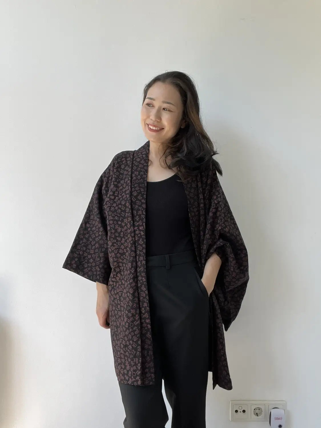 Vintage Color Haori -  Classic Purple character -