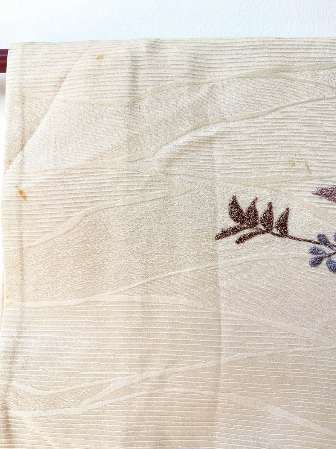 Vintage kleur Haori - Witte tak in bloei-