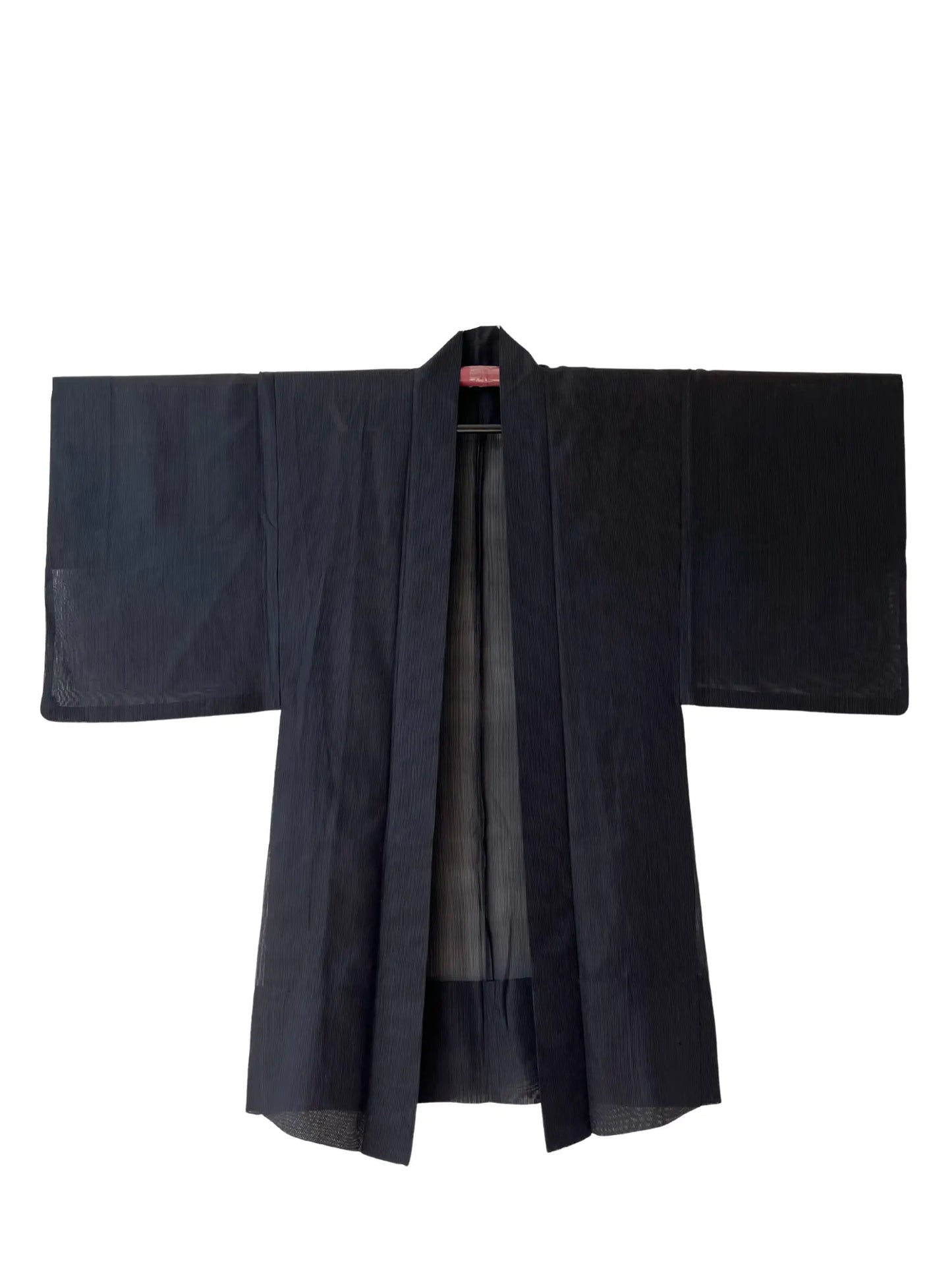 Vintage sheer haori - Black Mens simple -