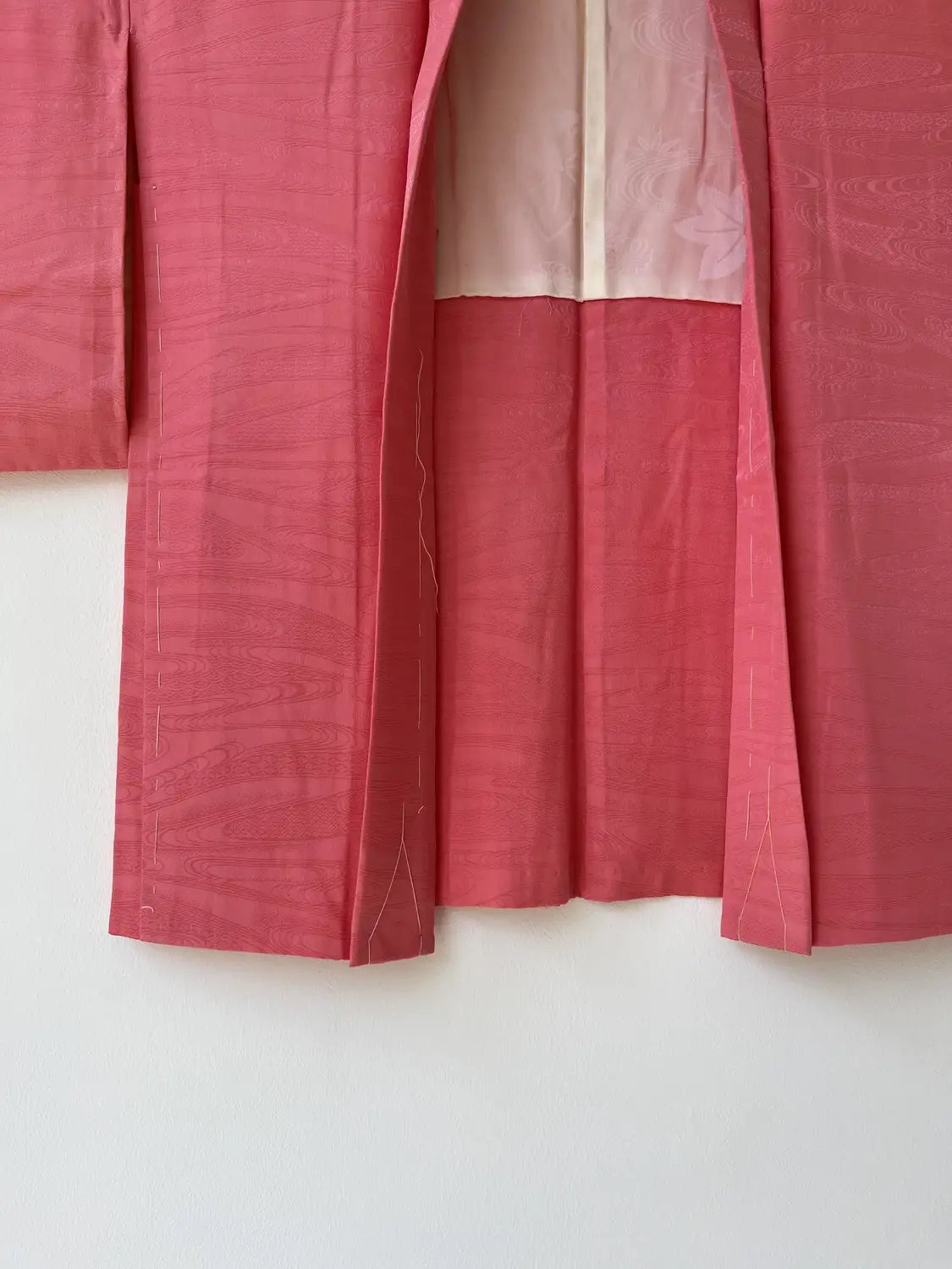 Vintage kleur Haori - Roze waterstroom -