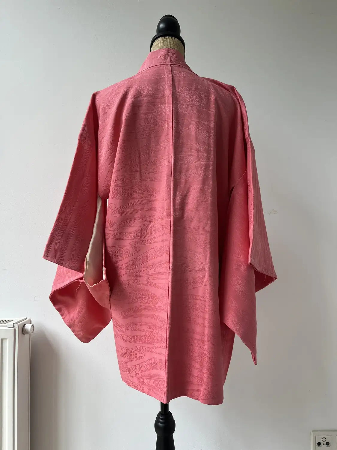 Vintage kleur Haori - Roze waterstroom -