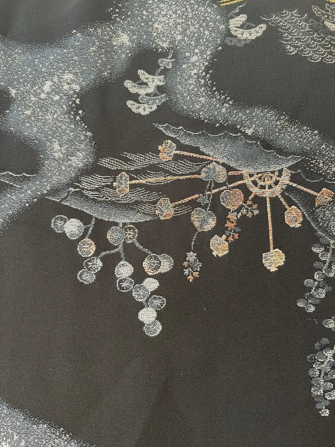 Vintage Schwarzer Haori - Rosho -