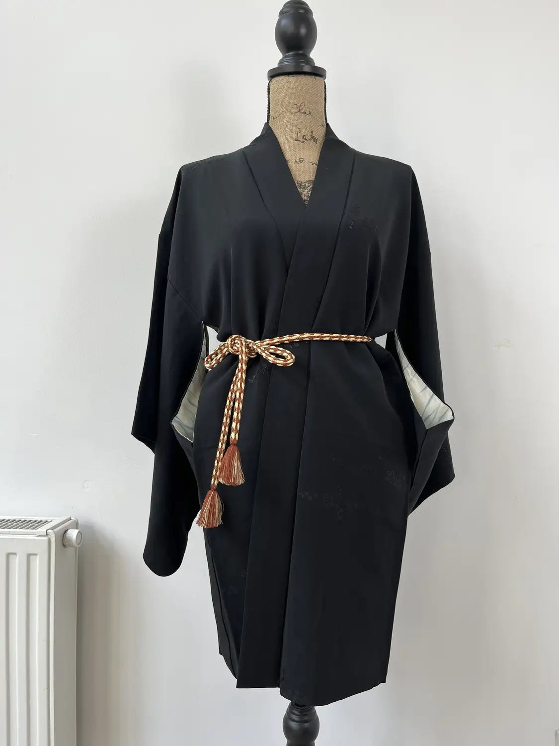 Vintage Black Haori - Serenity -