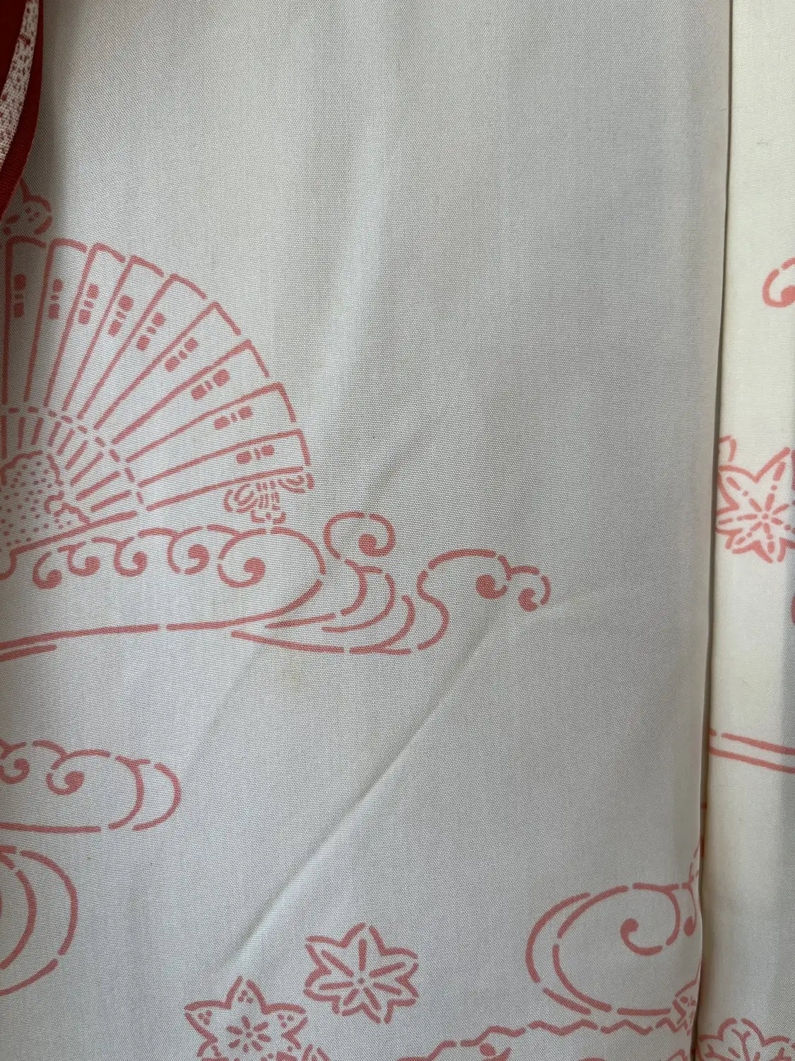 Vintage Color Haori - Red Yoroke Stripe-