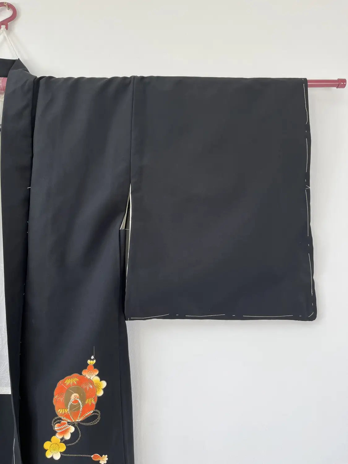 Vintage Black Haori - Flowers and Treasure -