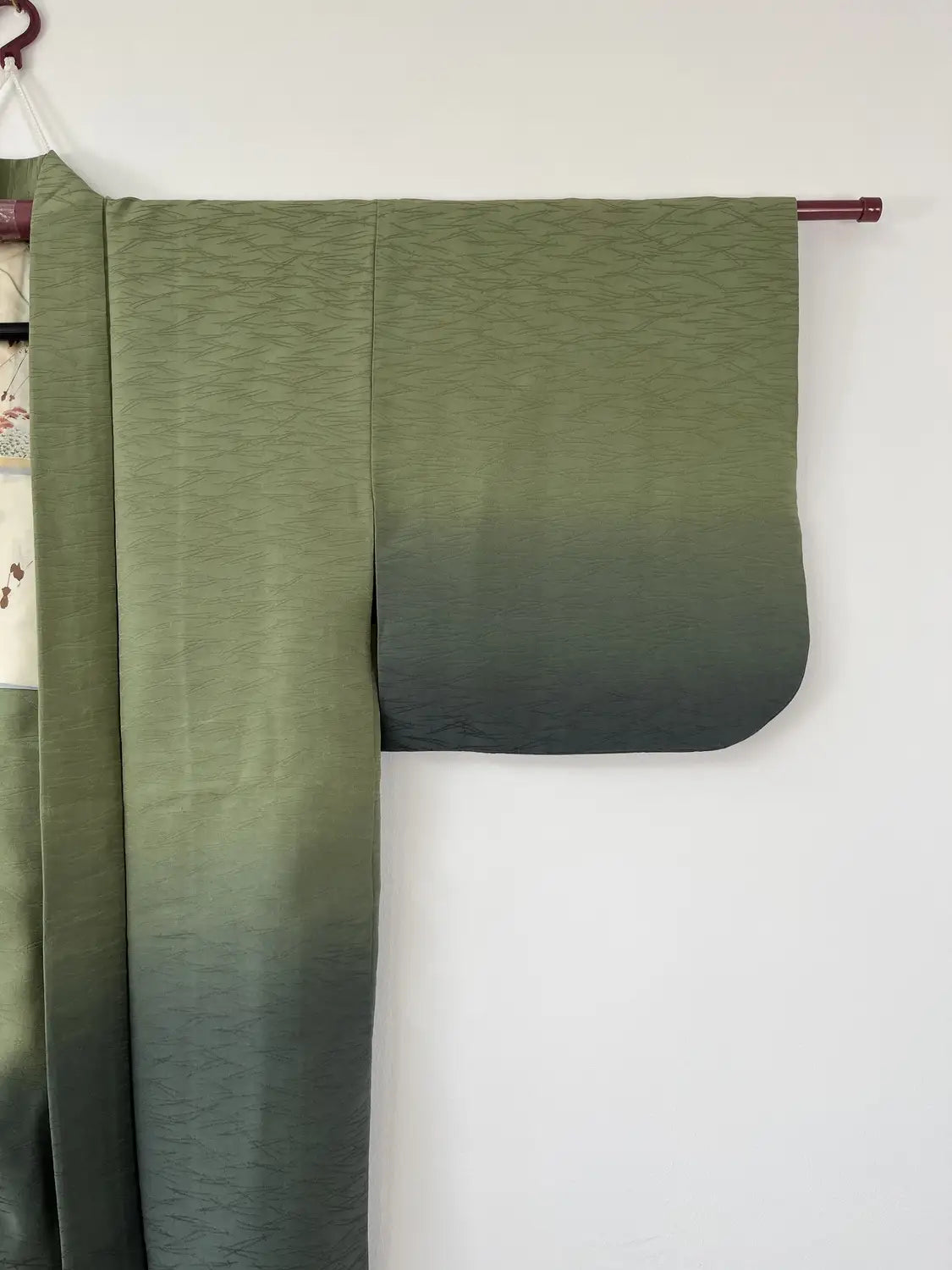 Vintage kleur Haori - Groene Samurai Processie -