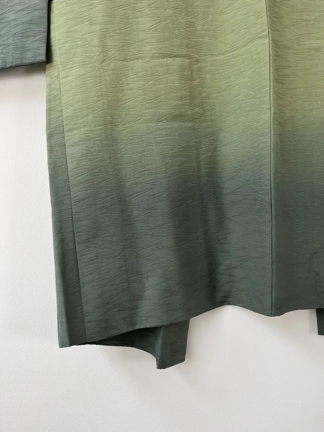 Vintage kleur Haori - Groene Samurai Processie -