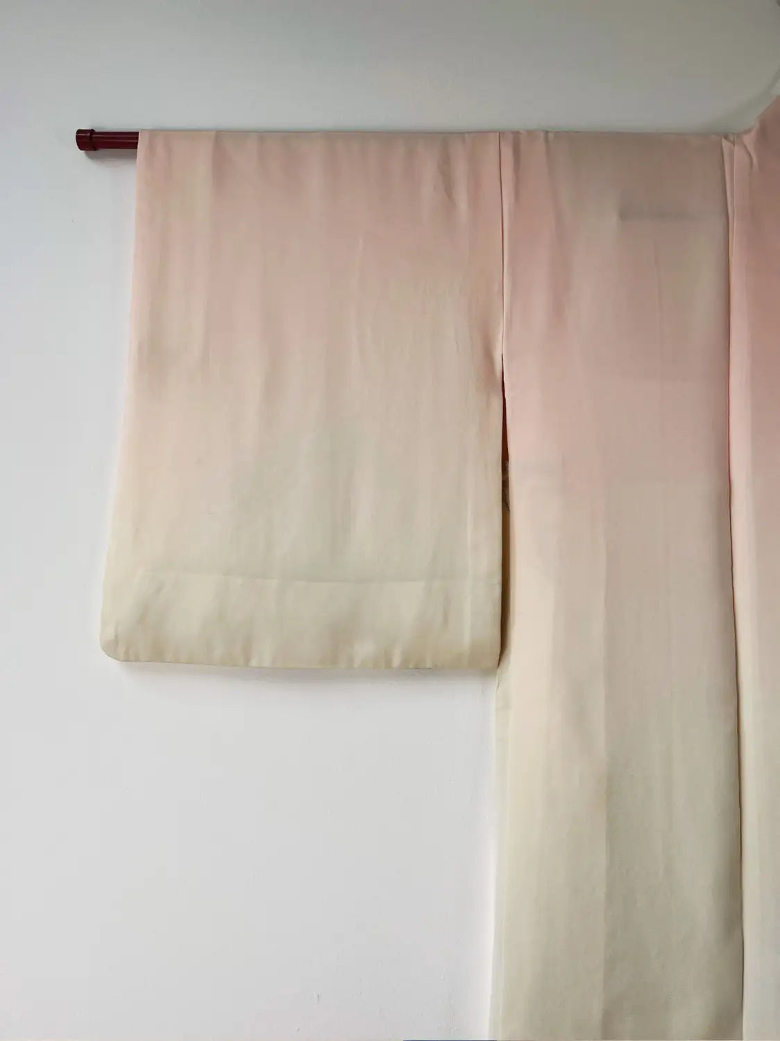 Vintage Color Haori -  White a maple tree in embroidery -