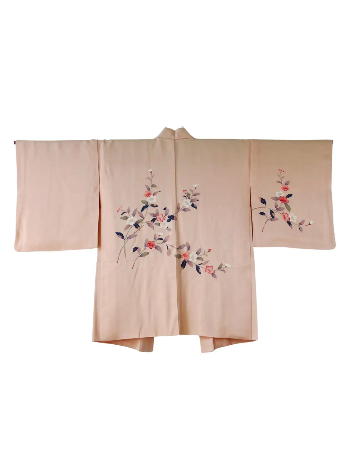 Vintage kleur Haori - platina roze Natsu tubaki-