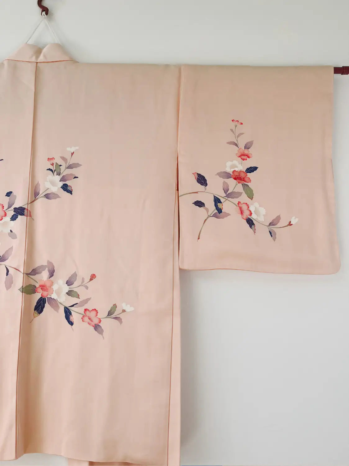 Vintage kleur Haori - platina roze Natsu tubaki-