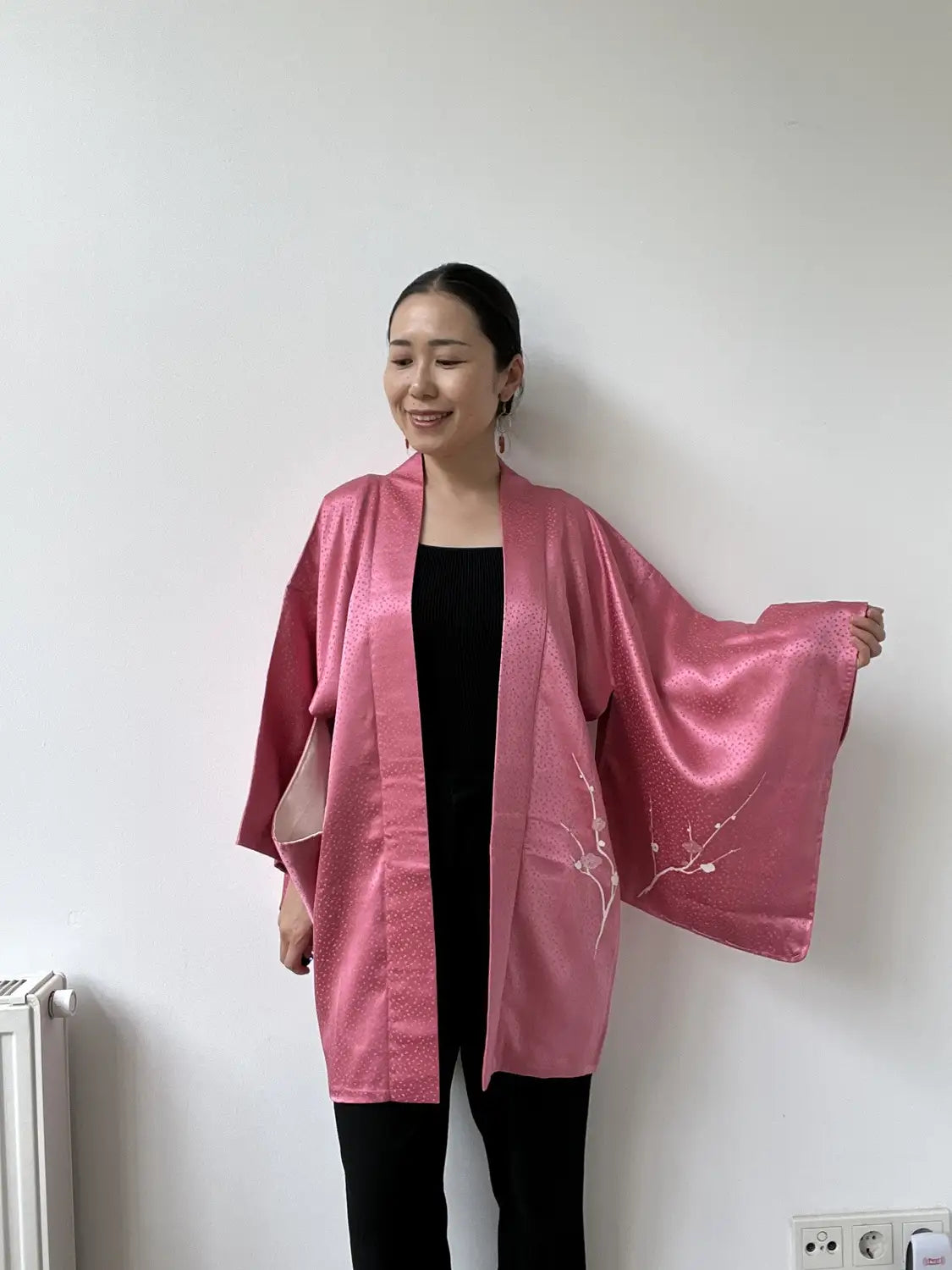Vintage Color Haori -  Pink Purple Japanese plum -
