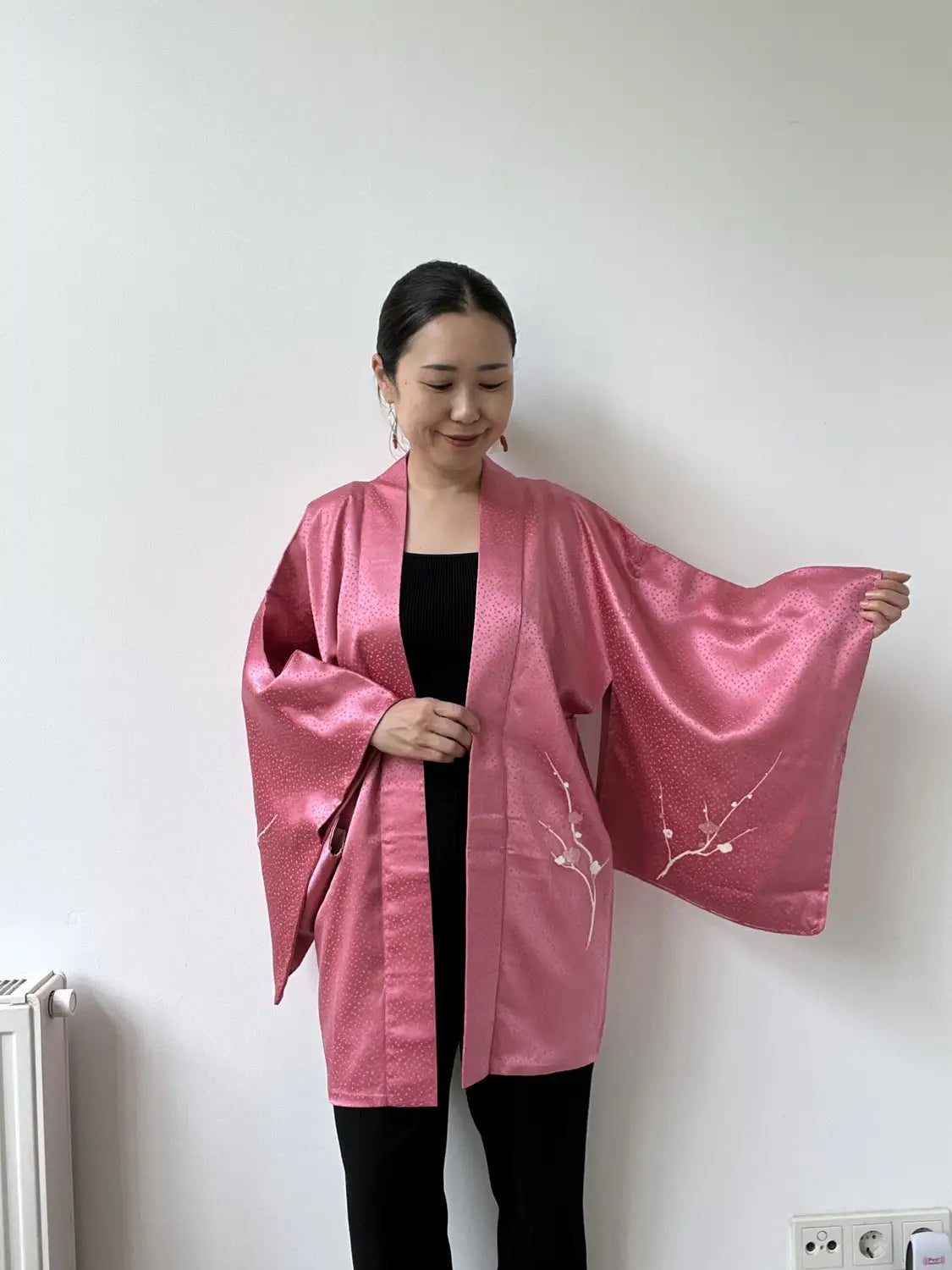 Vintage Color Haori -  Pink Purple Japanese plum -