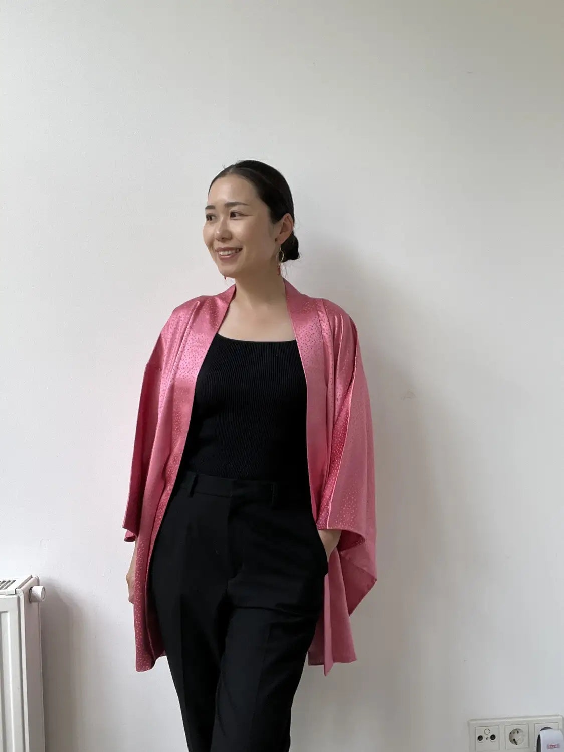 Vintage Color Haori -  Pink Purple Japanese plum -