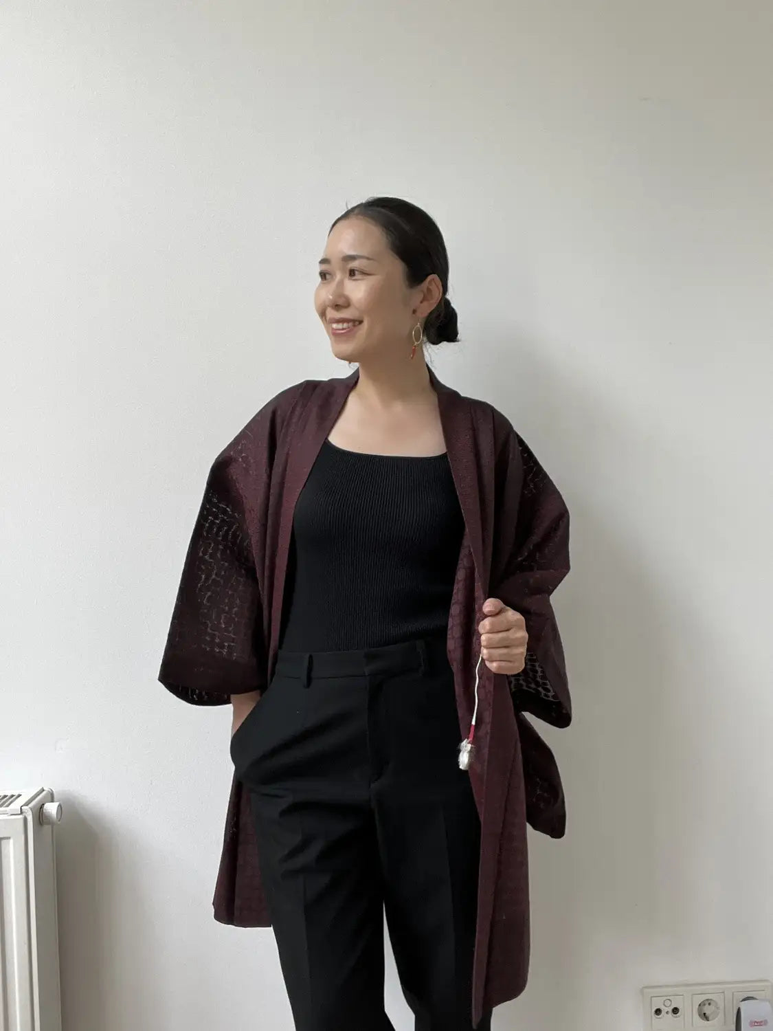 Vintage sheer haori - Meaningful connections -