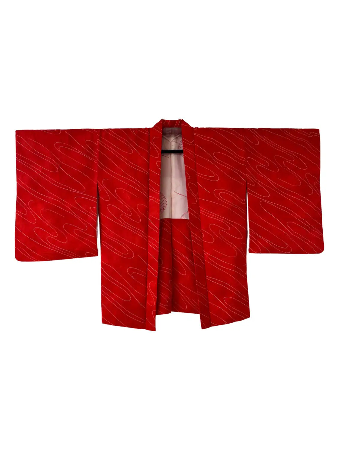Vintage Color Haori -  Red Iseebi -
