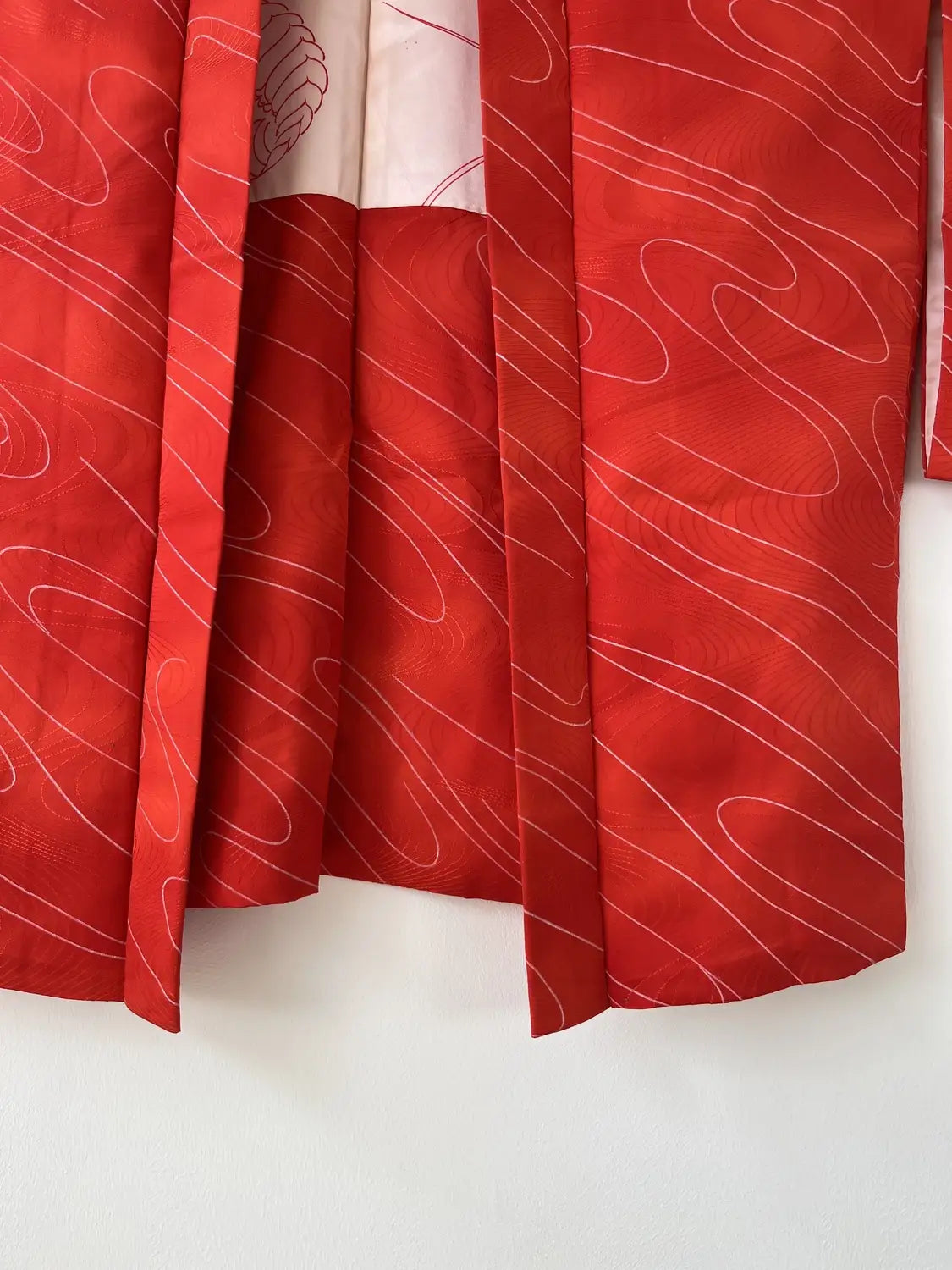 Vintage Color Haori -  Red Iseebi -