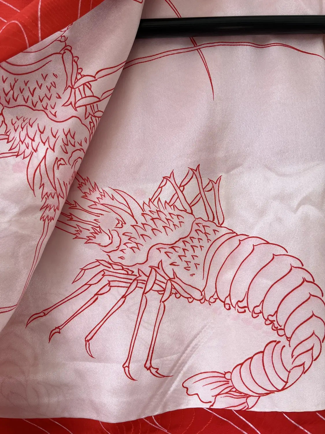 Vintage Color Haori -  Red Iseebi -