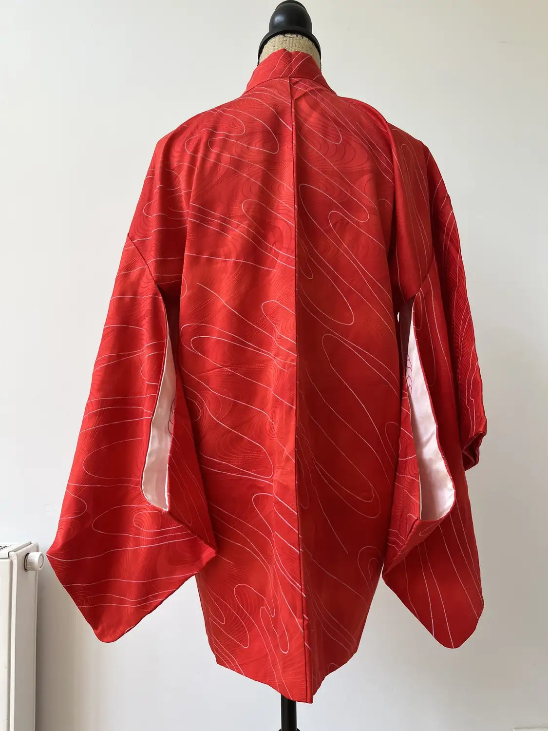 Vintage Color Haori -  Red Iseebi -