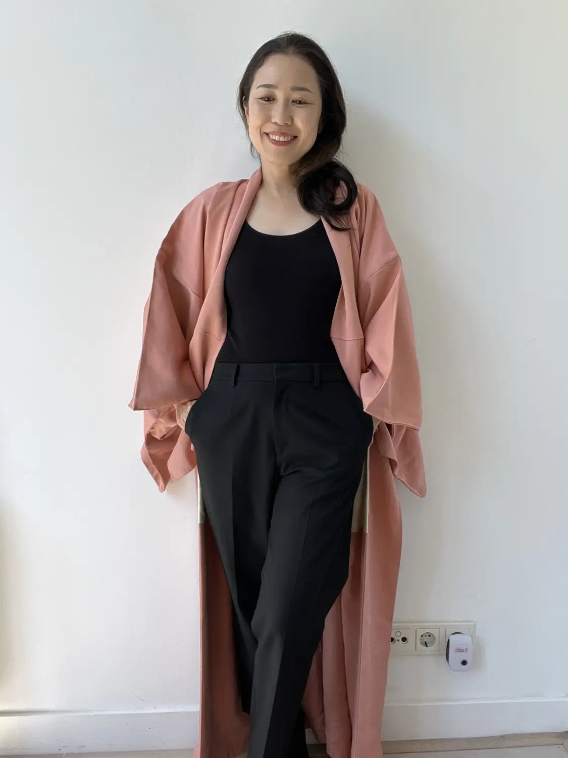 Vintage  homongi kimono - Pink cloud - Hallelujah original arrange