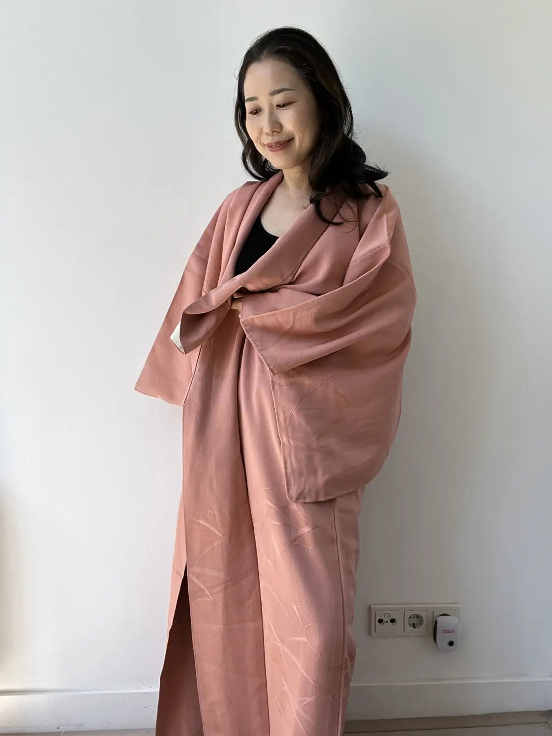 Vintage  homongi kimono - Pink cloud - Hallelujah original arrange